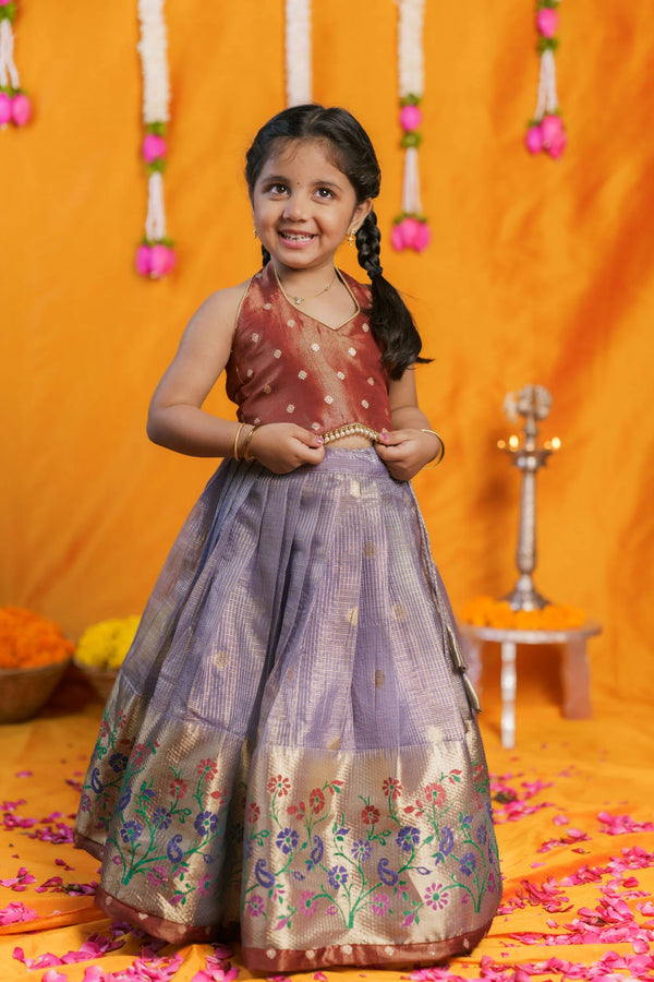 Gargi Lavender Lehenga Mini (Set of 2)