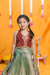 Gargi Mint Green Lehenga Mini (Set of 2)